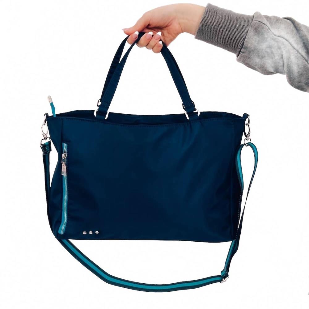 NEW PRETTY SIMPLE women's nina nylon tote bag in navy